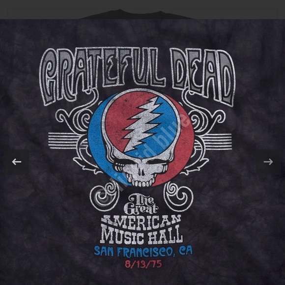 GRATEFUL DEAD Liquid Blue Great American Music Hall San Francisco Graphic Tee M - Picture 2 of 10